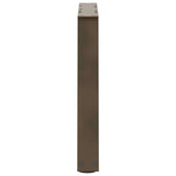 Coffee Table Legs V-Shape 2 pcs Natural Steel 50x cm Steel 4012551