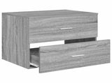 Wall-Mounted Bathroom Cabinet Grey Sonoma 62.5 x 44.5 x 50 cm 890331