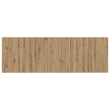 Headboard with Cabinet 3 pcs Artisan Oak Engineered Wood 3415909