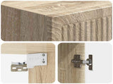 Wall-Mounted Cabinet Sonoma Oak 33 x 34.5 x 90 cm 897907