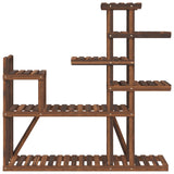 Flower Stand 110x25x111 cm Solid Wood Fir 362867