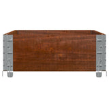 Pallet Collar Brown 100x50 cm Solid Wood Pine 4010281