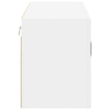 Wall Glass Cabinet LUCCA White 80 x 31 x 40 cm Engineered Wood 884944