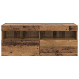 TV Wall Cabinet Old Wood 100 x 30 x 40 cm Engineered Wood 882983