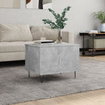 ZNTS Coffee Table Concrete Grey 60x44.5x45 cm Engineered Wood 830952