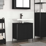 Bathroom Basin Cabinet Black 60x34.5x60 cm 861892