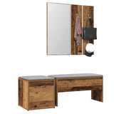 Hallway Furniture Set Old Wood Engineered Wood 3329171