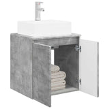 Wall-Mounted Sink Vanity Concrete Grey 49.5 x 41 x 62.5 cm 890415