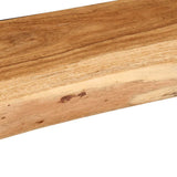Wall Shelves 2 pcs 100x20x3.5 cm Solid Wood Acacia 373627