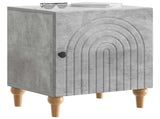 Bedside Cabinet 2 pcs Concrete Grey 43 x 34.5 x 50 cm 894112