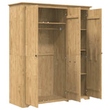 Wardrobe BODO Honey Brown 146 x 53.5 x 173 cm Engineered Wood 42023481