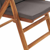 Garden Chair 6 pcs Brown and Grey 57 x 71.5 x 104 cm 3375767