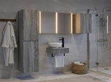 Bathroom Furniture Set 5 pcs Grey Sonoma 33 x 34.5 x 160 cm 3407260