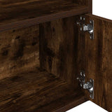Bookcase Smoked Oak 31x24x127 cm Engineered Wood 860350