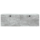 Wall-Mounted TV Cabinet Concrete Grey 98 x 31 x 30 cm 898048