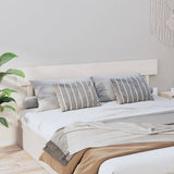 Bed Headboard White 184x3x81 cm Solid Wood Pine 819086