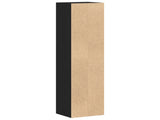 Bookcase Black Oak 36x30x143 cm Engineered Wood 862396