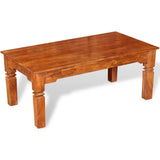 ZNTS Coffee Table Solid Wood 110x60x45 cm 244047
