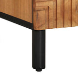 TV Cabinet with Drawer Brown 100 x 33 x 46 cm Solid Mango Wood 4017774