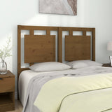 Bed Headboard Honey Brown 125.5x4x100 cm Solid Pine Wood 817933