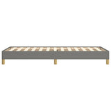 Bed Frame without Mattress Dark Grey 90x190 cm Single Single Fabric 349831