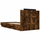Bed Frame without Mattress Smoked Oak 90x200 cm 3209944