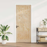 Interior Door Natural 83 x 232 cm Plywood 42047157