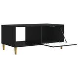 Coffee Table Black 90 x 50 x 40 cm Engineered Wood 895186