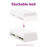 Day Bed without Mattress White 75x190 cm Solid Wood Pine 859251