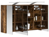 Bathroom Mirror Cabinet Smoked Oak 60 x 14.5 x 50 cm 889083