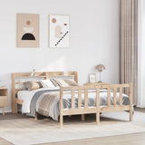 Bed Frame with Headboard without Mattress 135x190 cm Double 3306700