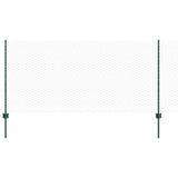 Welded Wire Fence 100 x 1 m PVC-Coated Steel Green Mesh 3336790