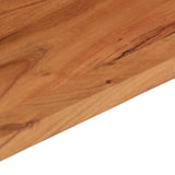 Table Top 70x40x2.5 cm Rectangular Solid Wood Acacia 370905