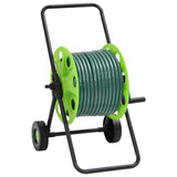 Green Hose Reel Cart with Hose Fitting Set 0.5" 30 m PVC 3281523
