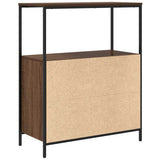 Bathroom Cabinet with Shelves Brown Oak 76.5x35x95 cm 861921