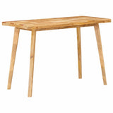 Dinning Table Natural 100 x 55 x 75 cm Solid Mango Wood 4104621