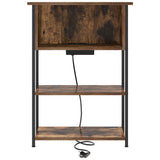 Bedside Cabinet Smoked Oak 55 x 31 x 76 cm Engineered Wood 859502