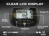 Metal Detector for Adults, IP68 Waterproof Search Coil with LCD Display, 5 Modes Gold Detector with T3398P550009