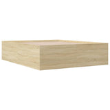 Bed Frame without Mattress Sonoma Oak 150x200 cm 3280918