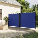 Retractable Side Awning Blue 180x1200 cm 4004836