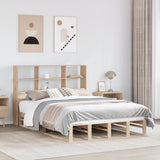 Bookcase Bed without Mattress 120x190 cm Small Double Solid Wood 3323941