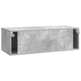 Wall-Mounted TV Cabinet Concrete Grey 98 x 41 x 30 cm 898528