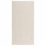 ZNTS Rug ZIZUR Cream 80x150 cm Jute Look Indoor and Outdoor 4010359