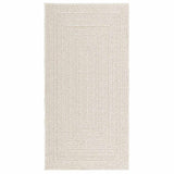Rug ZIZUR Cream 80x150 cm Jute Look Indoor and Outdoor 4010359