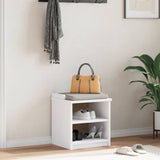 Hallway Bench "SANDNES" White 45x40x50 cm Solid Wood Pine 4010444
