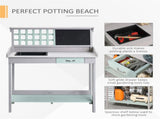 Garden Work BenchOpen Shelf Storage 66780320