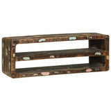 TV Cabinet Multicolour 100 x 32 x 36 cm Solid Reclaim wood 4104546