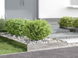 Lawn Edging 6 pcs Silver 60 x 60 x 13 cm Stainless Steel 874739