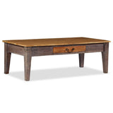 244968 Coffee Table Solid Wood Vintage 118x60x40 cm