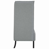 Highback Sofa Light grey 109 x 56 x 121 cm Fabric 42010832